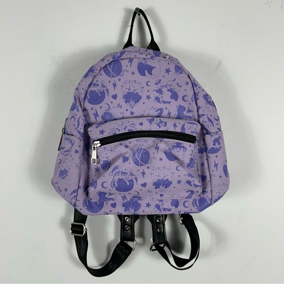 Celestial Cat Collage Mini Backpack OS - Picture 3 of 9